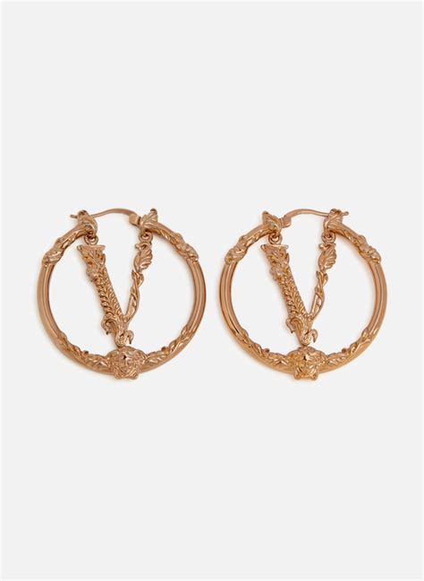 anneaux versace or|Boucles d'oreilles Anneaux .